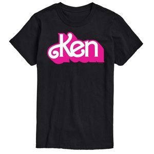 NWT Barbie KEN Logo black t-shirt, sz 3XL